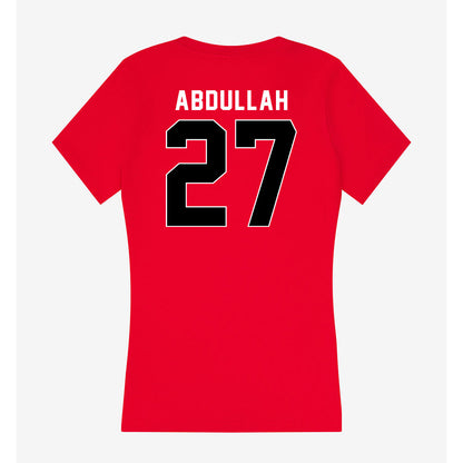 Houston - NCAA Football : Mudassir Abdullah - Women's V-Neck T-Shirt-1