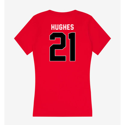 Houston - NCAA Football : Makhi Hughes - Women's V-Neck T-Shirt-1