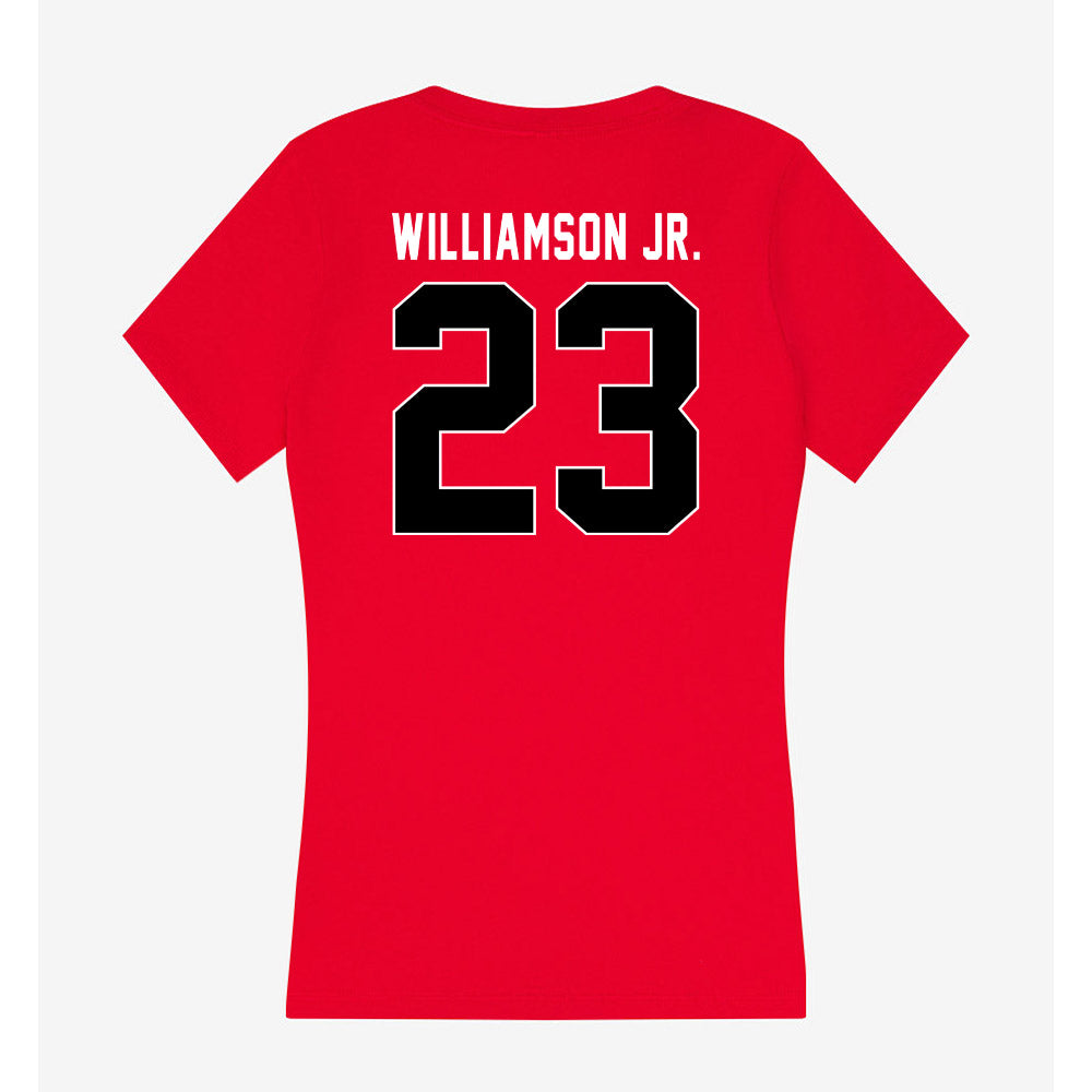 Houston - NCAA Football : Alvin Williamson Jr. - Women's V-Neck T-Shirt-1