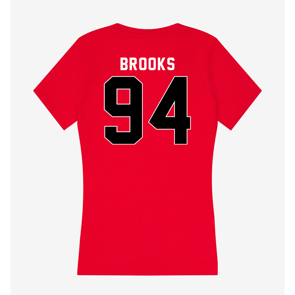 Houston - NCAA Football : Carmello Brooks - Women's V-Neck T-Shirt-1