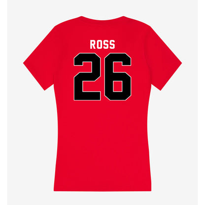 Houston - NCAA Women's Basketball : Jorynn Ross - Women's V-Neck T-Shirt-1
