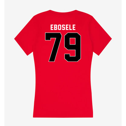 Houston - NCAA Football : Alvin Ebosele - Women's V-Neck T-Shirt-1