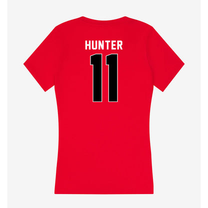 Houston - NCAA Women's Basketball : Jemma Hunter - Women's V-Neck T-Shirt-1