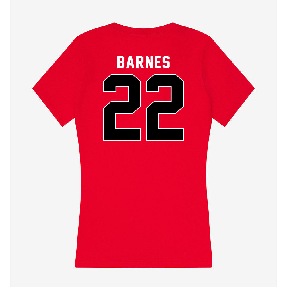 Houston - NCAA Football : Dorian Barnes - Women's V-Neck T-Shirt-1