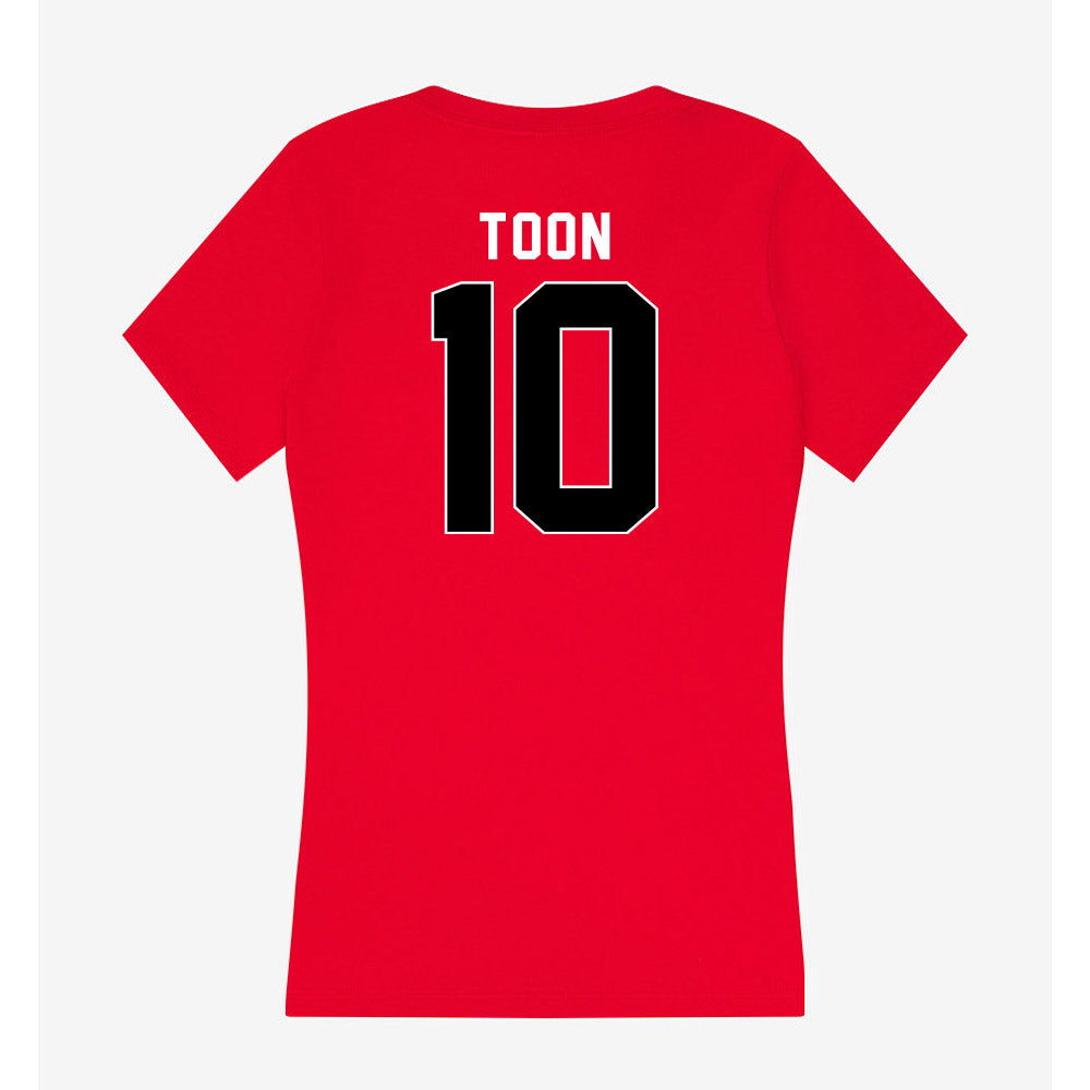 Houston - NCAA Football : Canon Toon - Women's V-Neck T-Shirt-1