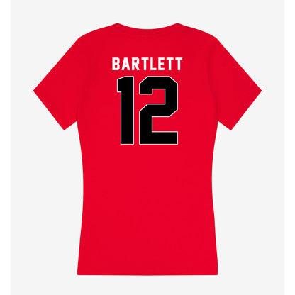 Houston - NCAA Women's Basketball : Amani Bartlett - Women's V-Neck T-Shirt-1