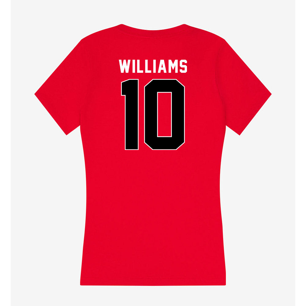 Houston - NCAA Baseball : Landon Williams - Women's V-Neck T-Shirt-1