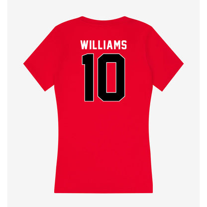 Houston - NCAA Baseball : Landon Williams - Women's V-Neck T-Shirt-1
