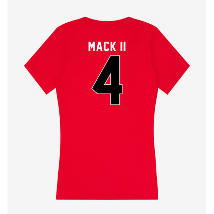 Houston - NCAA Football : Brandon Mack II - Women's V-Neck T-Shirt-1