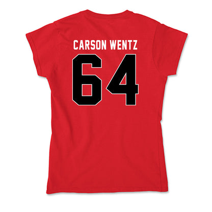 Houston - NCAA Football : Jackson Carson Wentz - Soft Style Women’s T-Shirt-1