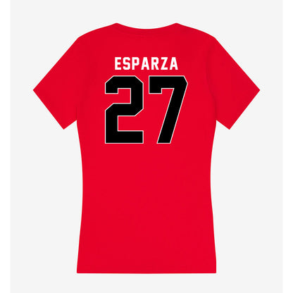 Houston - NCAA Softball : Ronnie Esparza - Women's V-Neck T-Shirt-1