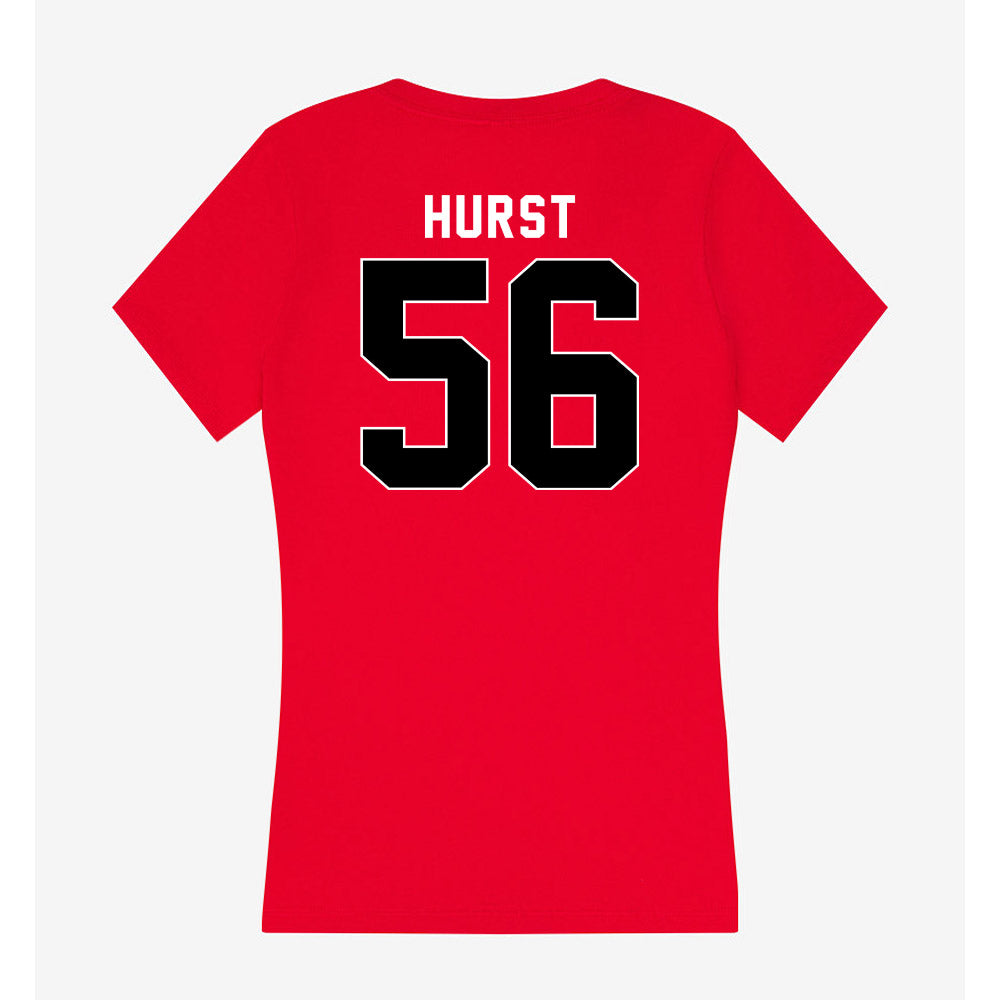 Houston - NCAA Football : Shadre Hurst - Women's V-Neck T-Shirt-1