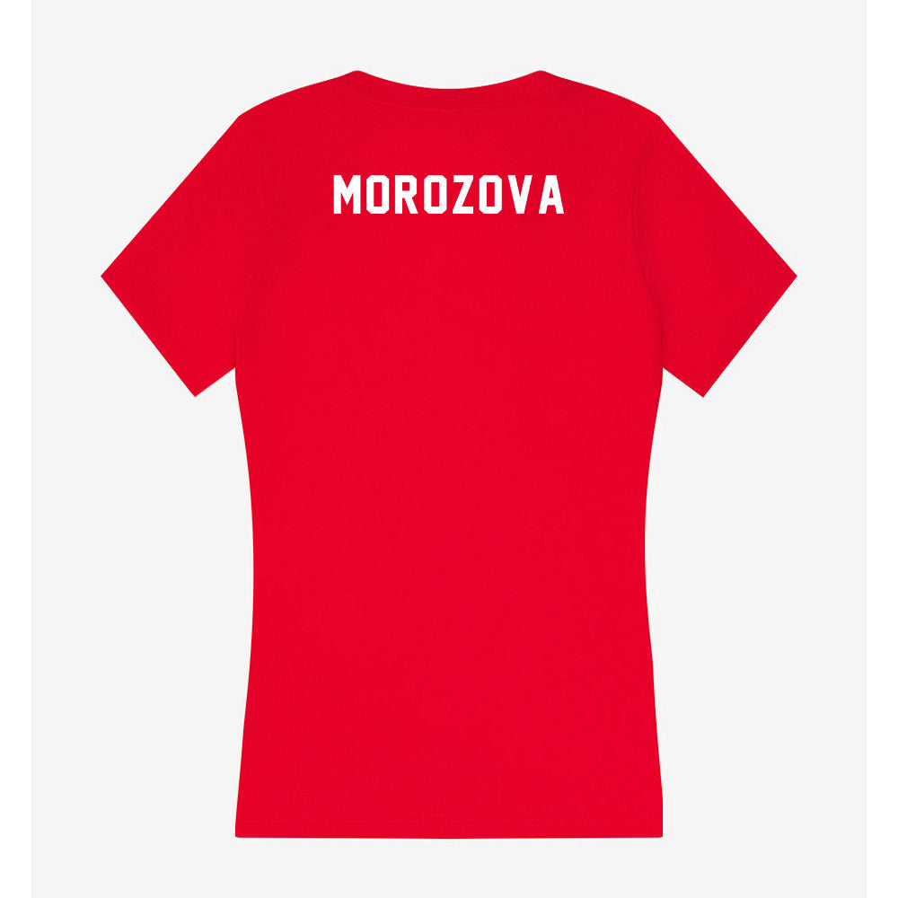 Houston - NCAA Women's Tennis : Elizaveta Morozova - Women's V-Neck T-Shirt-1