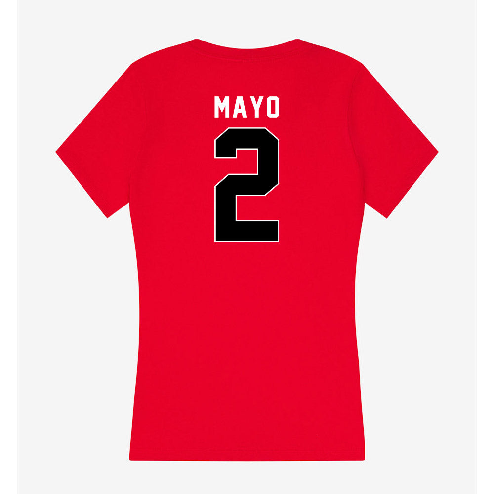 Houston - NCAA Football : Jalen Mayo - Women's V-Neck T-Shirt-1