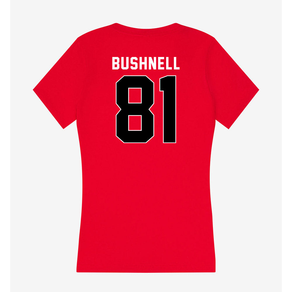Houston - NCAA Football : Jeremiah Bushnell - Women's V-Neck T-Shirt-1