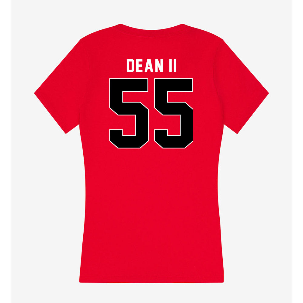 Houston - NCAA Football : Demetris Dean II - Women's V-Neck T-Shirt-1