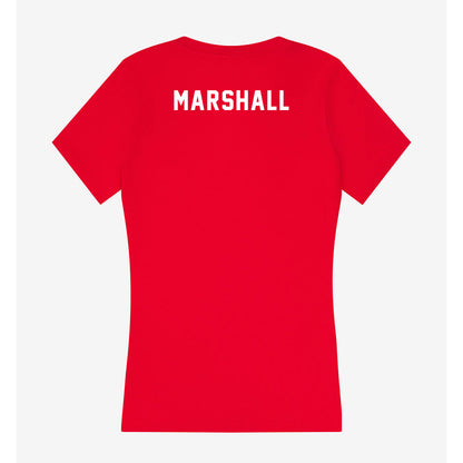 Houston - NCAA Men's Track & Field : Jamar Marshall - Women's V-Neck T-Shirt-1