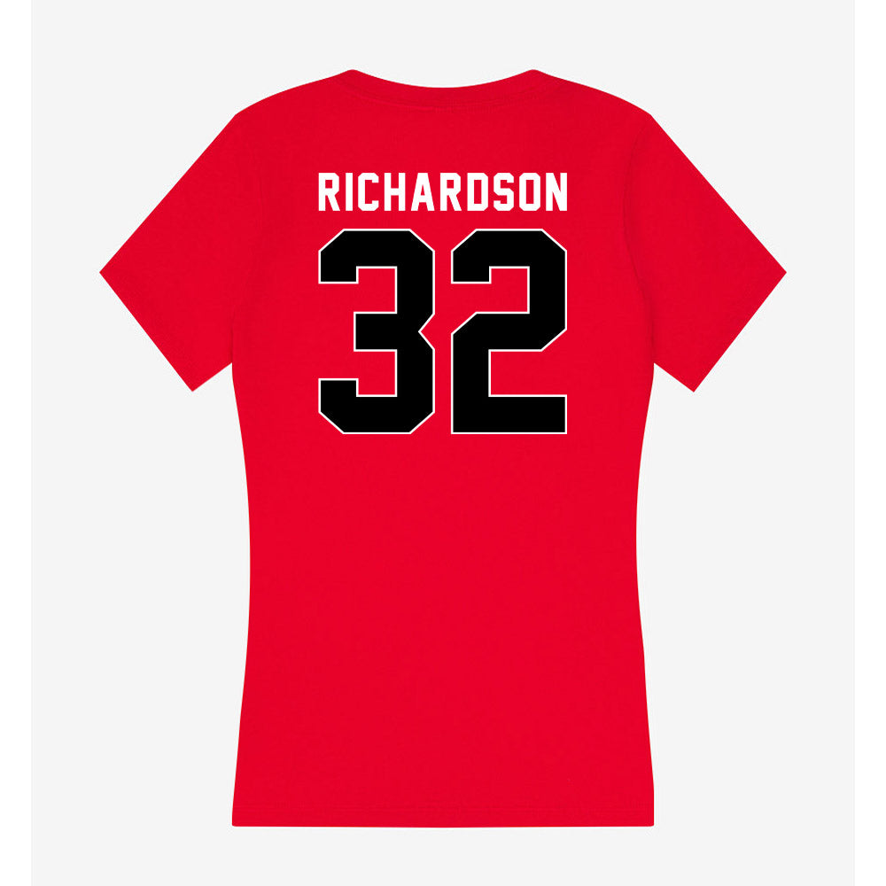 Houston - NCAA Football : Isaac Richardson - Women's V-Neck T-Shirt-1