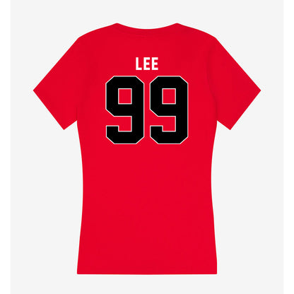 Houston - NCAA Football : Quindario Lee - Women's V-Neck T-Shirt-1