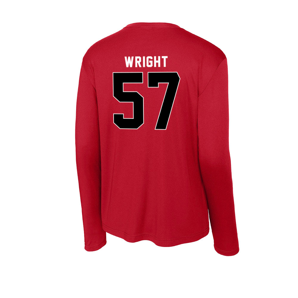 Houston - NCAA Football : Hayden Wright - Activewear Long Sleeve T-Shirt-1