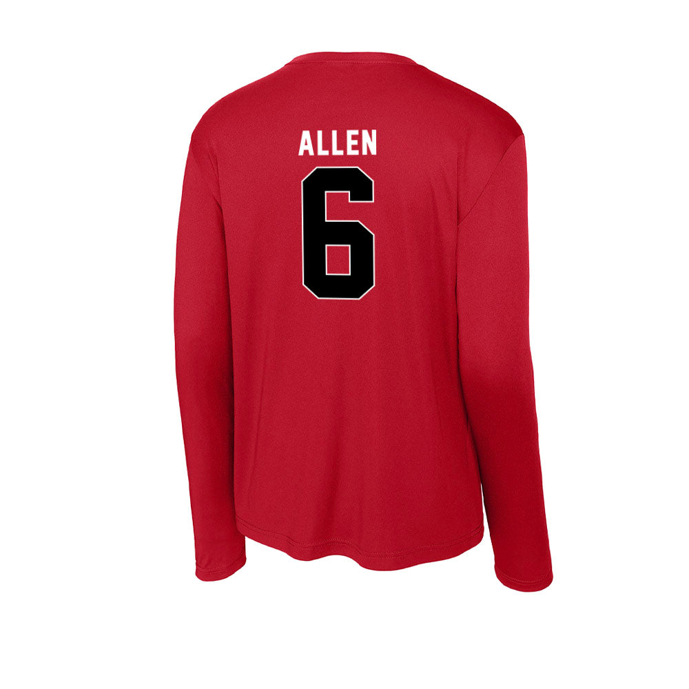 Houston - NCAA Football : Jordan Allen - Activewear Long Sleeve T-Shirt-1
