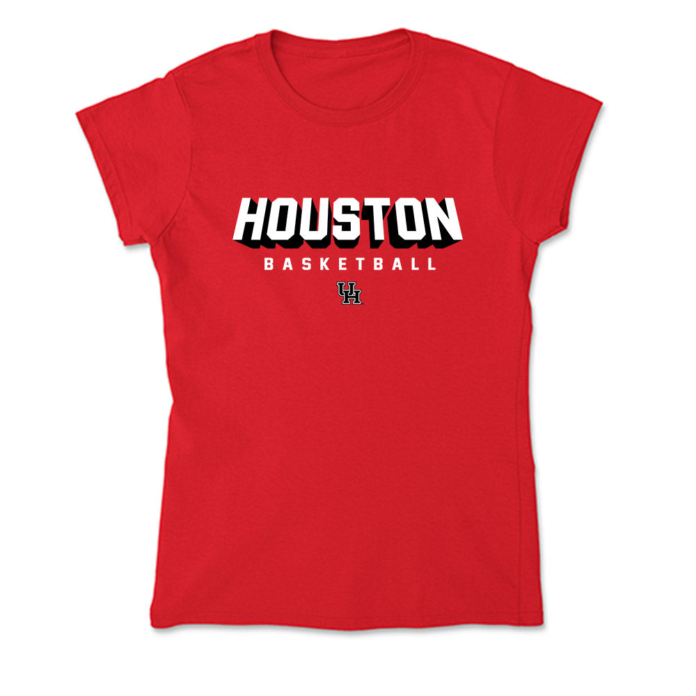 Houston - NCAA Women's Basketball : Justice Carlton - Soft Style Women’s T-Shirt-0