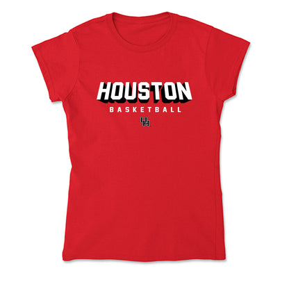 Houston - NCAA Women's Basketball : Justice Carlton - Soft Style Women’s T-Shirt-0