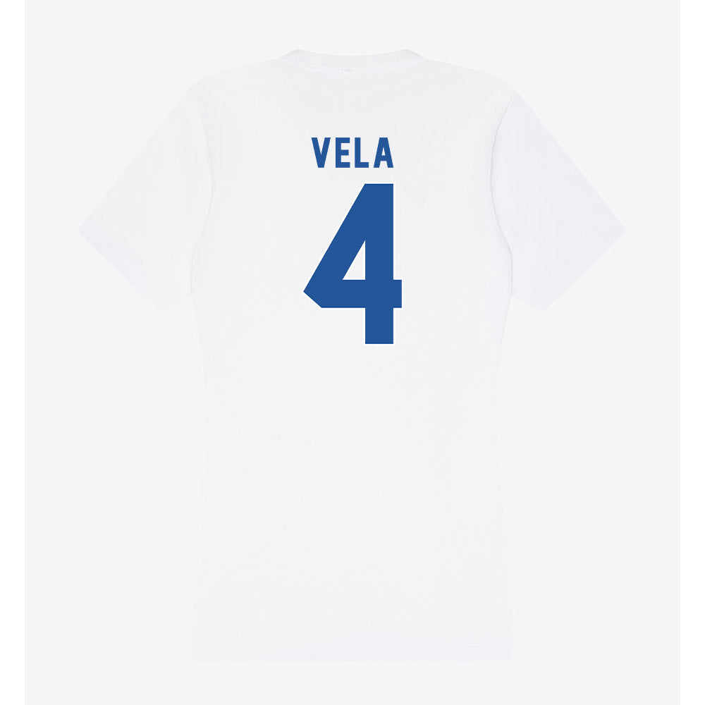 CSU Bakersfield - NCAA Baseball : Dusty Vela - Women's V-Neck T-Shirt-1