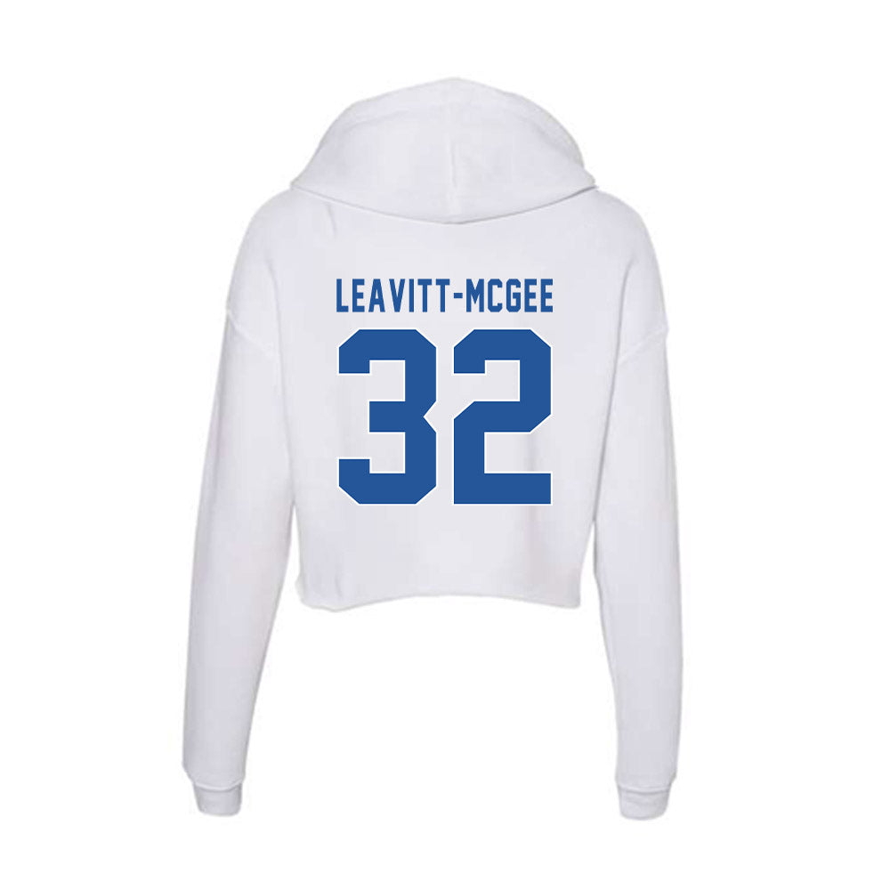CSU Bakersfield - NCAA Baseball : Casey Leavitt-McGee - Women's Crop Fleece Hoodie-1