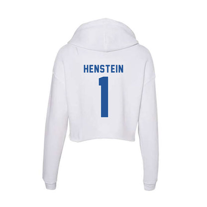 CSU Bakersfield - NCAA Men's Swimming & Diving : Thomas Henstein - Women's Crop Fleece Hoodie-1