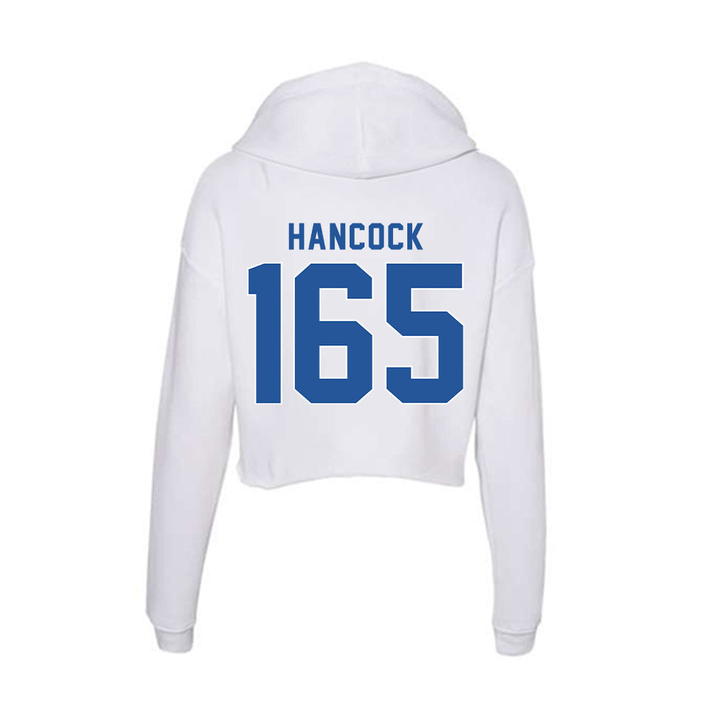 CSU Bakersfield - NCAA Wrestling : Hunter Hancock - Women's Crop Fleece Hoodie-1