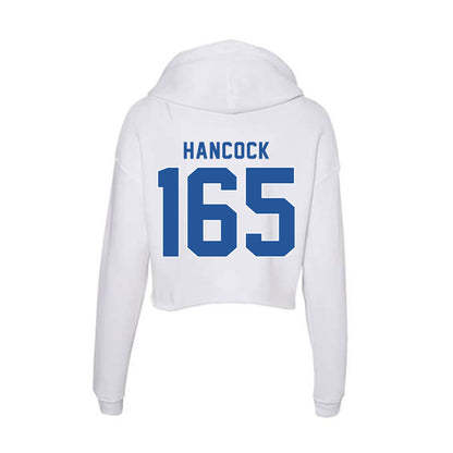 CSU Bakersfield - NCAA Wrestling : Hunter Hancock - Women's Crop Fleece Hoodie-1