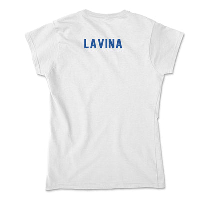 CSU Bakersfield - NCAA Men's Track & Field : Ethan Lavina - Soft Style Women’s T-Shirt-1