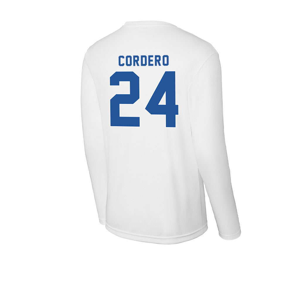 CSU Bakersfield - NCAA Baseball : Carlos Cordero - Activewear Long Sleeve T-Shirt-1