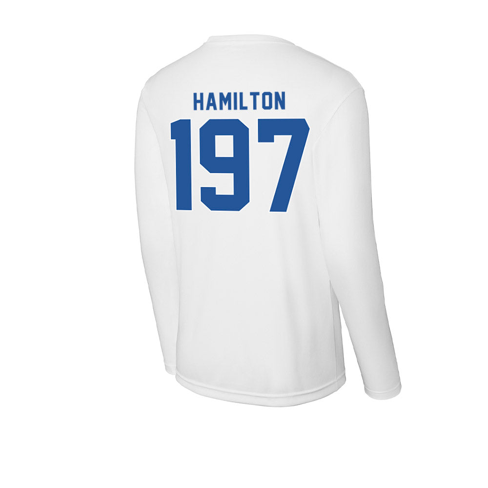 CSU Bakersfield - NCAA Wrestling : Jaxon Hamilton - Activewear Long Sleeve T-Shirt-1