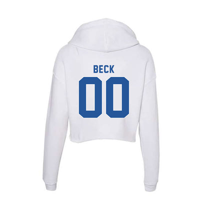 CSU Bakersfield - NCAA Baseball : Hunter Beck - Women's Crop Fleece Hoodie-1