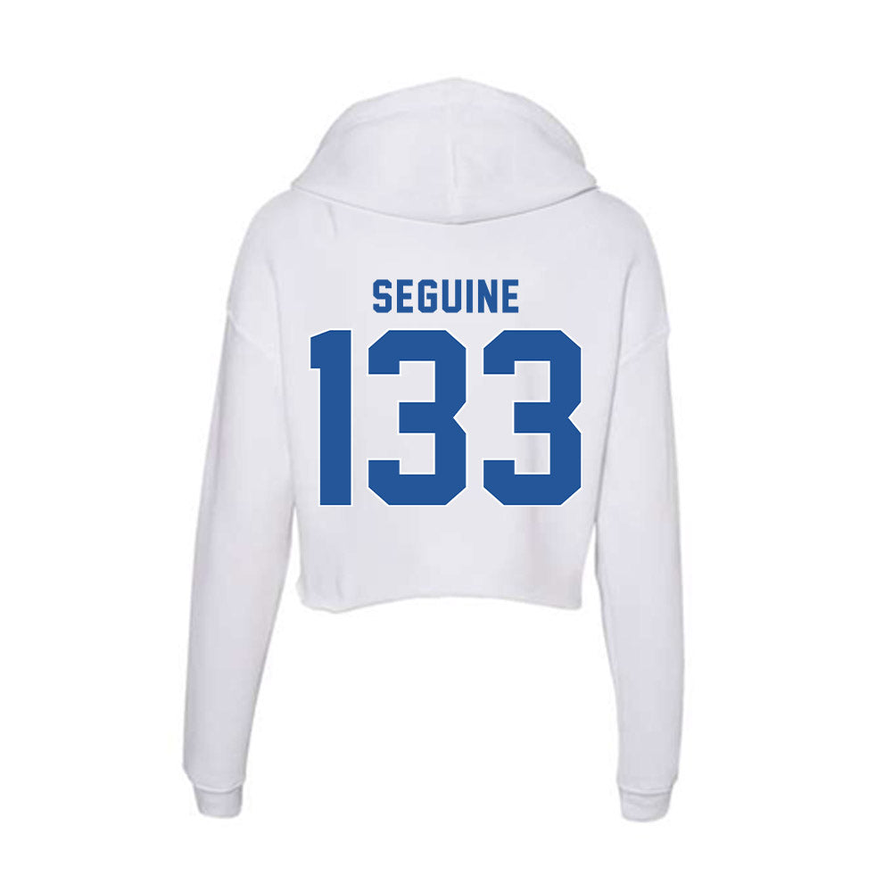 CSU Bakersfield - NCAA Wrestling : Rider Seguine - Women's Crop Fleece Hoodie-1
