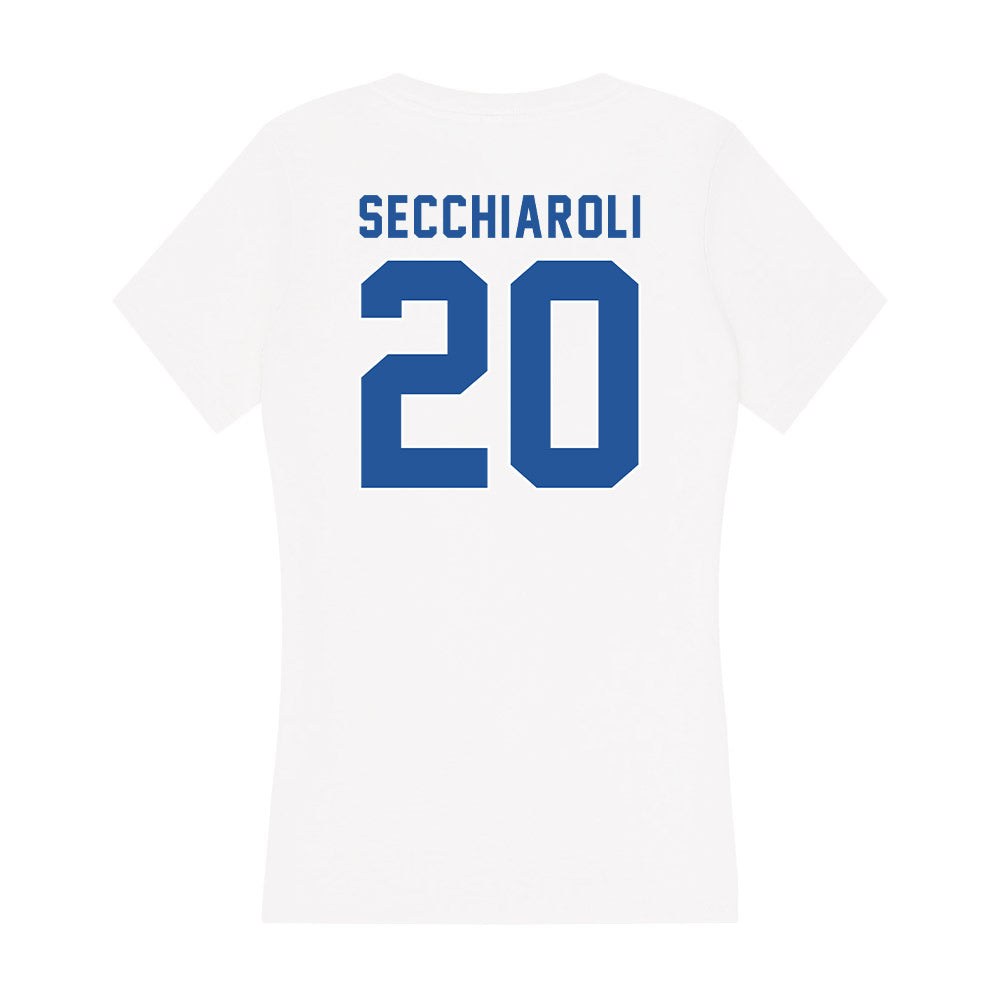 CSU Bakersfield - NCAA Women's Basketball : Melissa Secchiaroli - Women's V-Neck T-Shirt-1