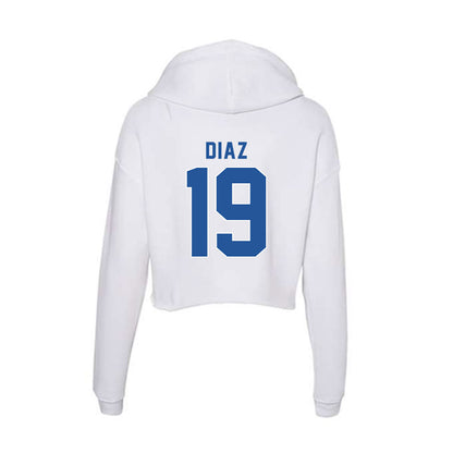 CSU Bakersfield - NCAA Women's Soccer : Alexandra Diaz - Women's Crop Fleece Hoodie-1