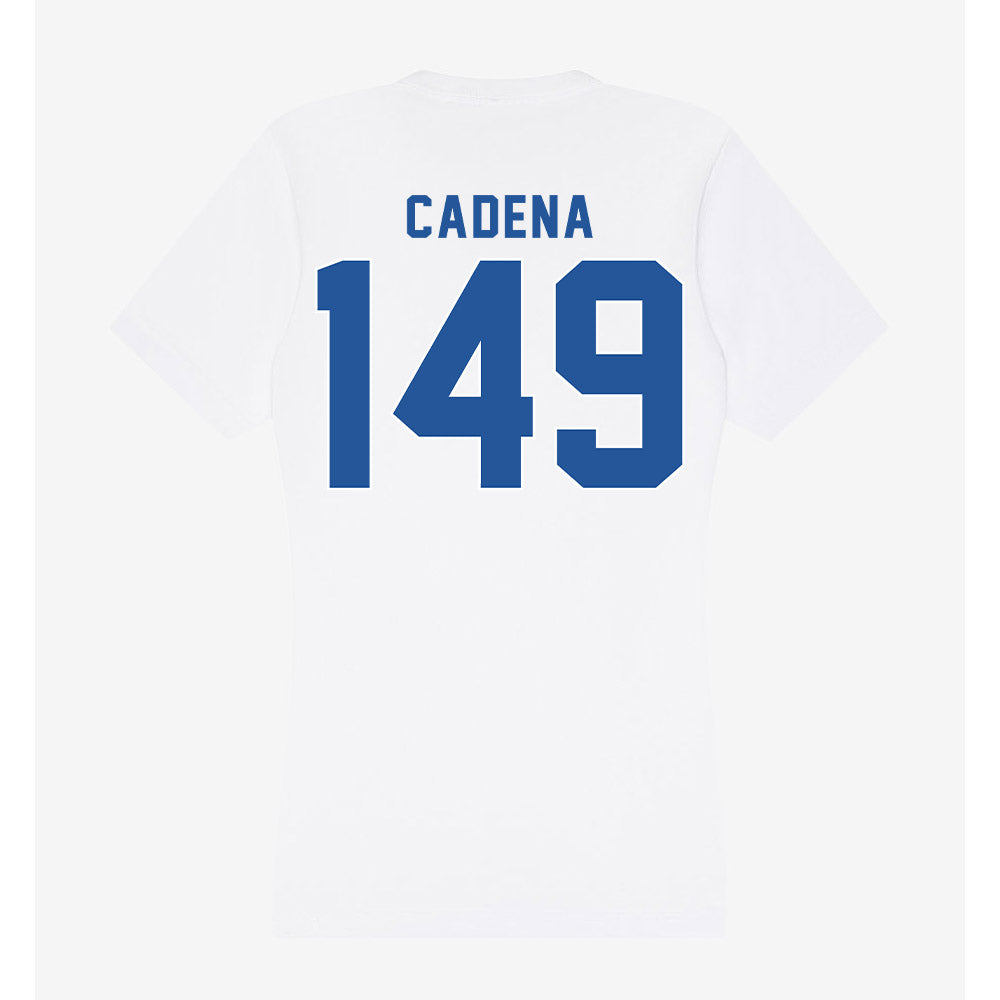 CSU Bakersfield - NCAA Wrestling : Kaileb Cadena - Women's V-Neck T-Shirt-1