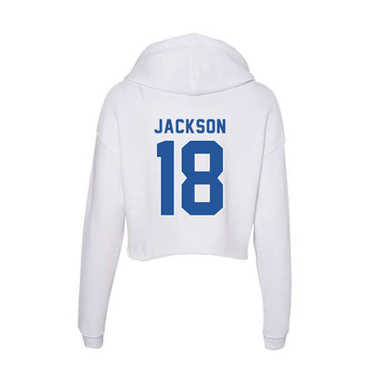CSU Bakersfield - NCAA Women's Volleyball : Reese Jackson - Women's Crop Fleece Hoodie-1
