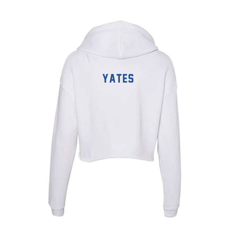  - NCAA Women's Track & Field : Ariana Yates - Women's Crop Fleece Hoodie-1