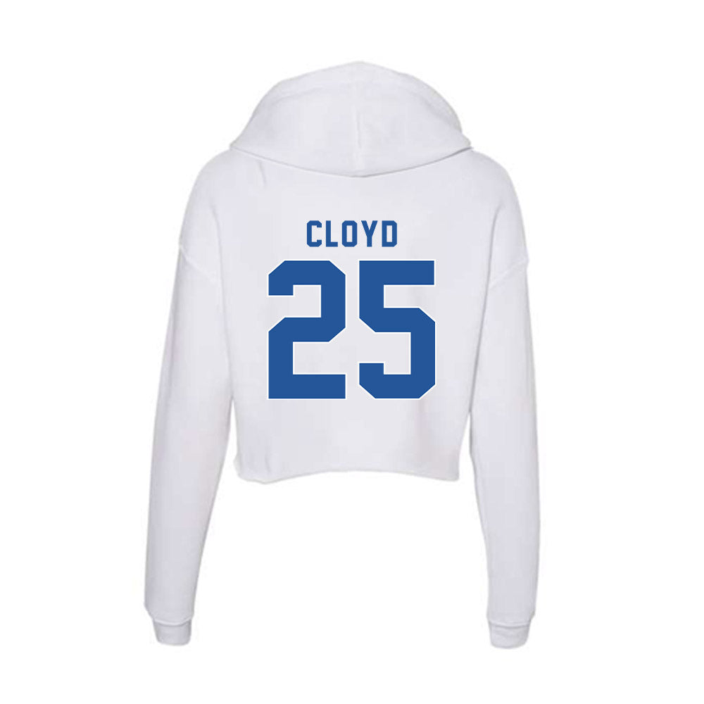 CSU Bakersfield - NCAA Baseball : Evan Cloyd - Women's Crop Fleece Hoodie-1