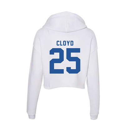 CSU Bakersfield - NCAA Baseball : Evan Cloyd - Women's Crop Fleece Hoodie-1