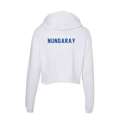 CSU Bakersfield - NCAA Men's Track & Field : Jacob Nungaray - Women's Crop Fleece Hoodie-1