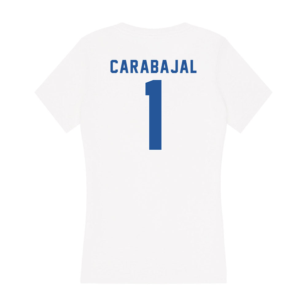 CSU Bakersfield - NCAA Cheerleading : Eliee Carabajal - Women's V-Neck T-Shirt-1