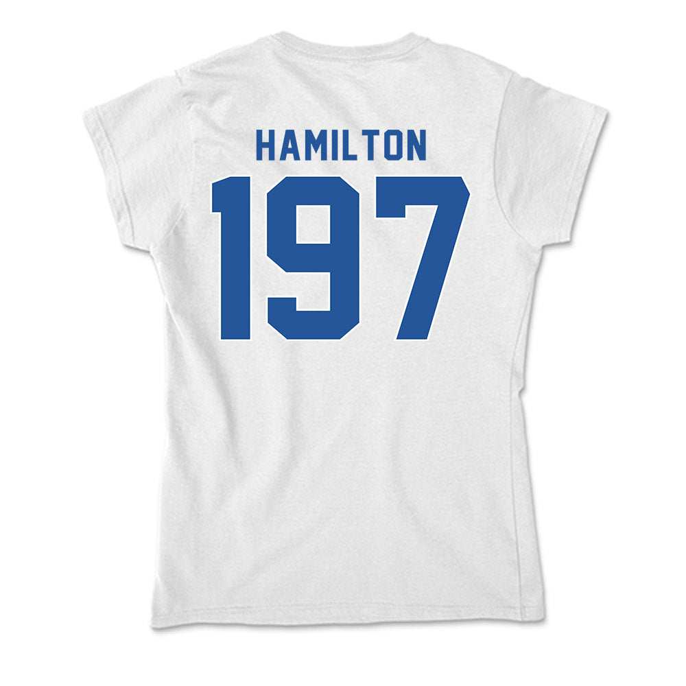 CSU Bakersfield - NCAA Wrestling : Jaxon Hamilton - Soft Style Women’s T-Shirt-1