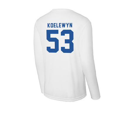 CSU Bakersfield - NCAA Baseball : Kaleb Koelewyn - Activewear Long Sleeve T-Shirt-1