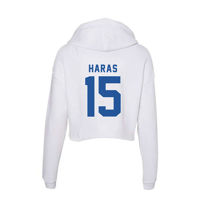 CSU Bakersfield - NCAA Women's Soccer : Eleanor Haras - Women's Crop Fleece Hoodie-1