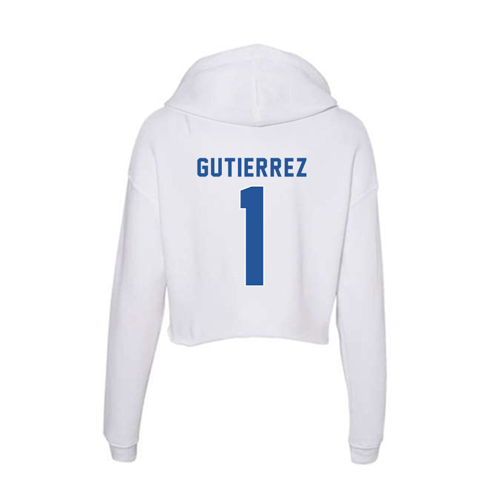CSU Bakersfield - NCAA Baseball : Jacob Gutierrez - Women's Crop Fleece Hoodie-1